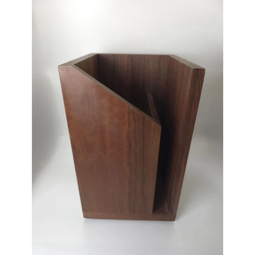 Wooden MAGNETIC Knife & Utensil Holder PAIR
